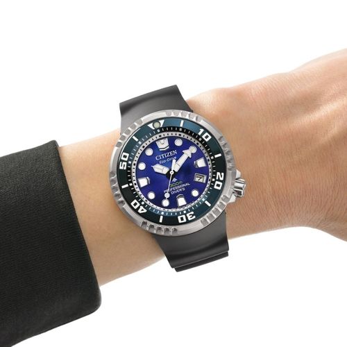 שעון צלילה מקצועי לגברים 300M כחול BN1025-08L Citizen Eco-Drive - תמונה 6