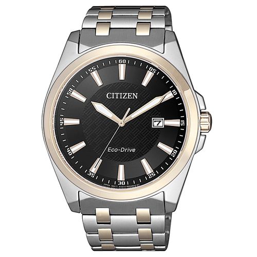 שעון פלדת אל חלד סולארי עם זכוכית ספיר BM7109-89E Citizen Eco-Drive
