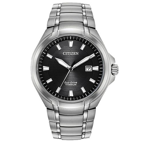שעון סופר טיטניום סולארי נטען ע”י האור BM743089E Citizen Eco-Drive