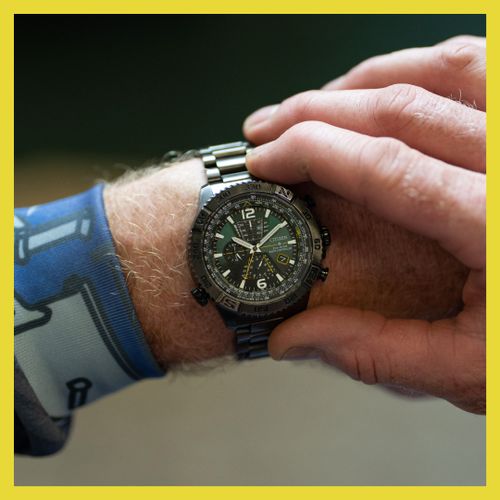 שעון טייסים Navihawk סולארי Radio Cont AT8227-56X Citizen Eco-Drive - תמונה 2