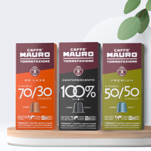 300 קפסולות אלומיניום Mauro תואמות נספרסו