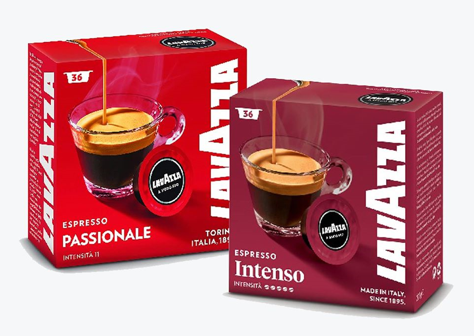 180 קפסולות מקוריות Lavazza A Modo Mio 