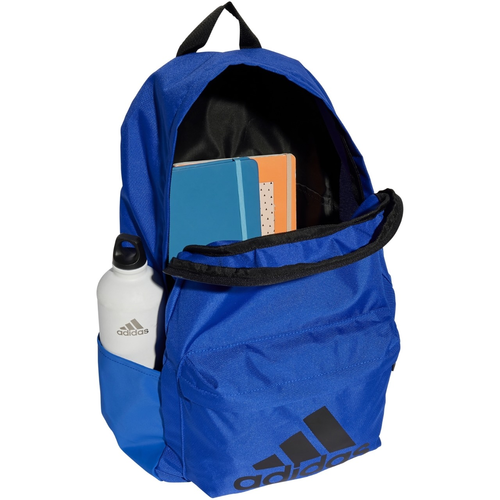 תיק גב Adidas דגם קלאסיק - כחול לוגו שחור 4