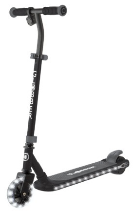 קורקינט חשמלי 2 גלגלים לילדים אי-מושן 6 E-MOTION עם 2 מהירויות, מנוע בתוך הגלגל, גלגלים ולוח מאירים - שחור