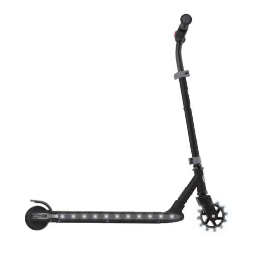 קורקינט חשמלי 2 גלגלים לילדים אי-מושן 6 E-MOTION עם 2 מהירויות, מנוע בתוך הגלגל, גלגלים ולוח מאירים - שחור