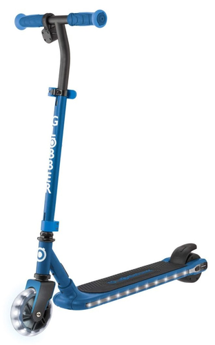 קורקינט חשמלי 2 גלגלים לילדים אי-מושן 6 E-MOTION עם 2 מהירויות, מנוע בתוך הגלגל, גלגלים ולוח מאירים - כחול