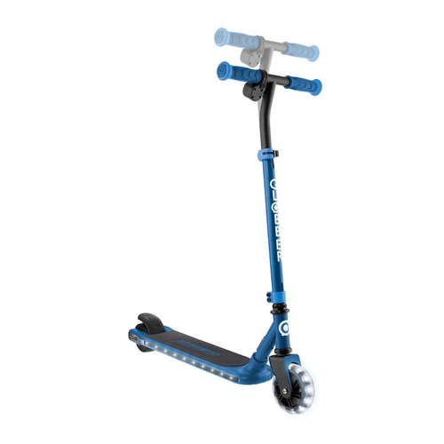 קורקינט חשמלי 2 גלגלים לילדים אי-מושן 6 E-MOTION עם 2 מהירויות, מנוע בתוך הגלגל, גלגלים ולוח מאירים - כחול
