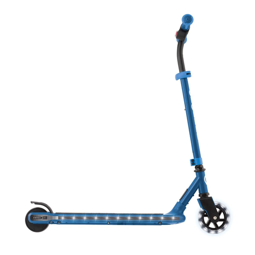 קורקינט חשמלי 2 גלגלים לילדים אי-מושן 6 E-MOTION עם 2 מהירויות, מנוע בתוך הגלגל, גלגלים ולוח מאירים - כחול