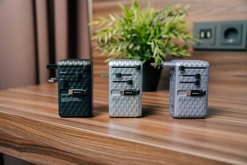 מתאם נסיעות Verbatim 70W GaN III Travel Adapter Black 30186 ורבטים