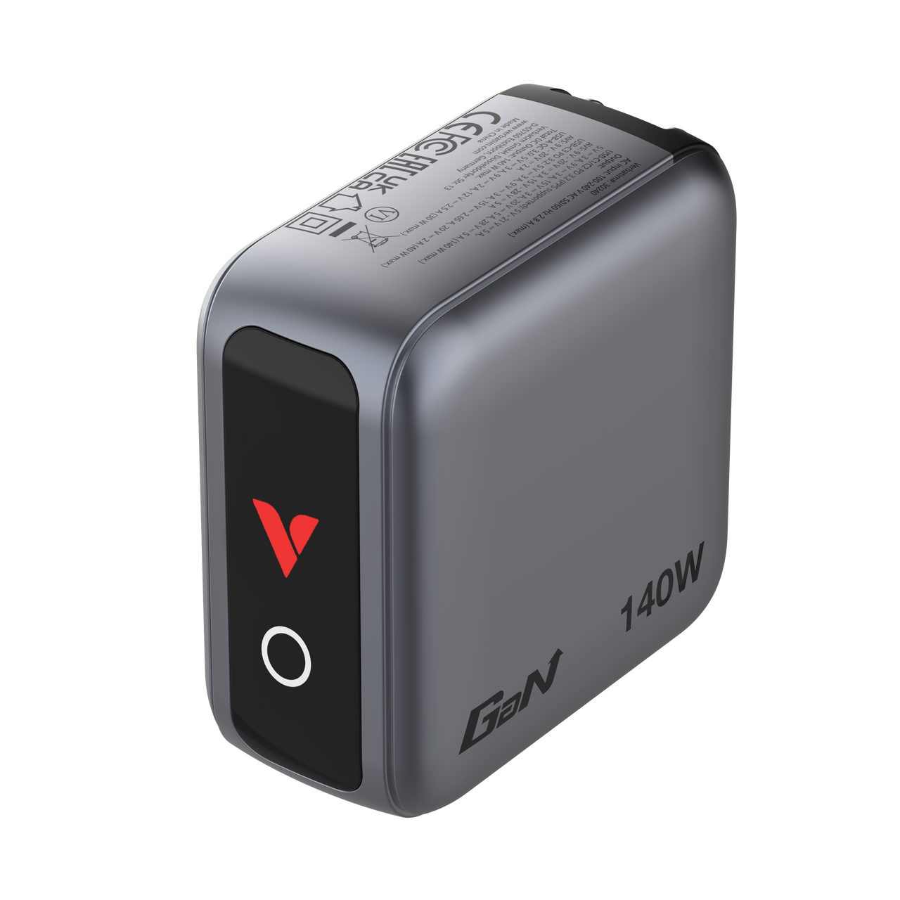 מטען Verbatim Mini GaN Charger with Display 140W 4 Port 30240 ורבטים