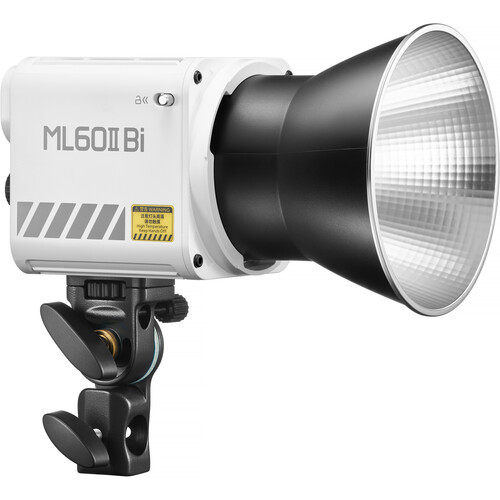  Godox ML60IIBi KIT2 תאורת לד Bi-color עם מתאם סוללה V-Mount 