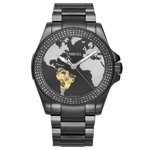 שעון יד לגבר EMBOSS Save The Planet Automat שיבוץ מלא Full Grid EYSPMUBBBMB240