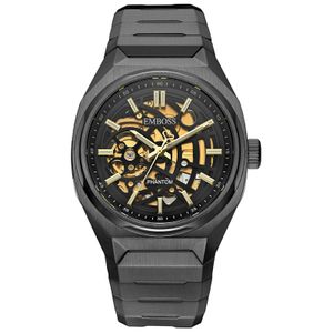 שעון אמבוס פנטום EMBOSS Phantom Limited Edition EMPHSKBKYMB000