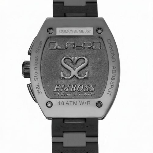 שעון אמבוס קוואדרו EMBOSS Quadro EMQUMCBKBSB000 – שעוני גברים EMBOSS