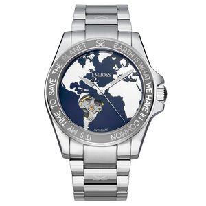 שעון יד לגבר EMBOSS Save The Planet Automat EMSPMUSSNMS000