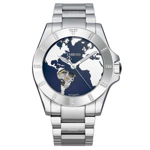 שעון יד לגבר EMBOSS Save The Planet Automat יהלומים שיבוץ שמש EYSPMUSSNMS037