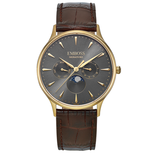 שעון יד לגבר אמבוס EMBOSS LAMBDA דגם ESLAMMYGGLH000 – שעוני גברים EMBOSS
