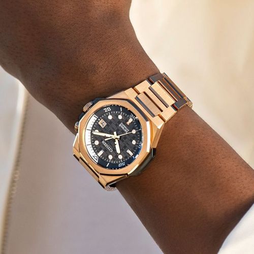 שעון סיטיזן Citizen NB6069-53H לגבר בצבע רוז גולד