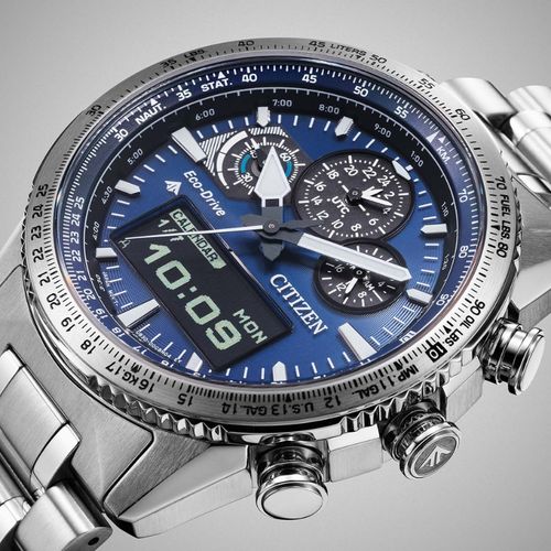 שעון סיטיזן Citizen JV2000-51L לגבר בצבע כסוף