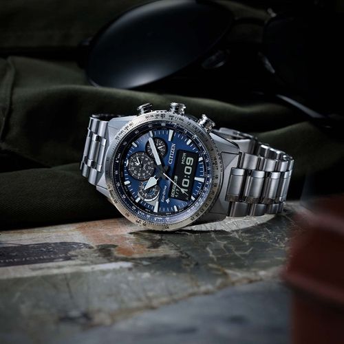שעון סיטיזן Citizen JV2000-51L לגבר בצבע כסוף
