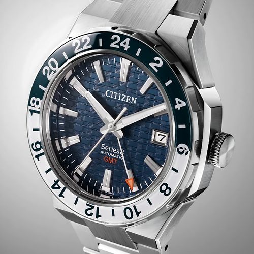 שעון סיטיזן Citizen NB6034-58L לגבר בצבע כחול וכסוף ולבן