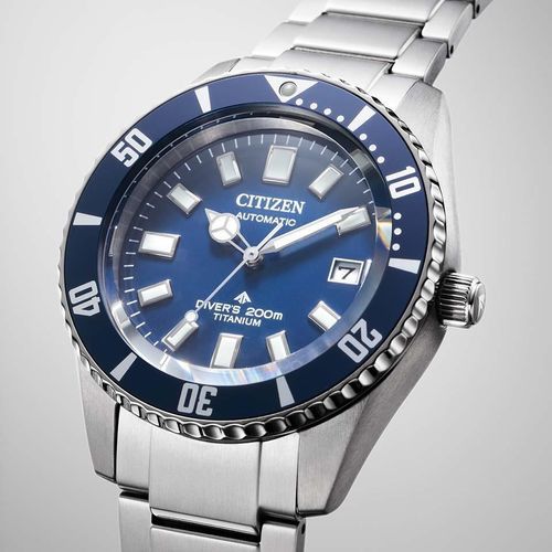 שעון סיטיזן Citizen NB6021-68L לגבר בצבע כסוף