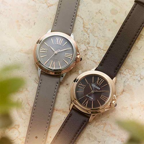 שעון סיטיזן Citizen EM1166-01Z לאישה בצבע אפור