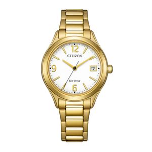 שעון Eco Drive בציפוי זהב 18K לאישה FE6122-64A | סיטיזן Citizen