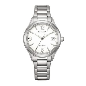 שעון Eco Drive אלגנטי כסוף לאישה FE6121-67A | סיטיזן Citizen