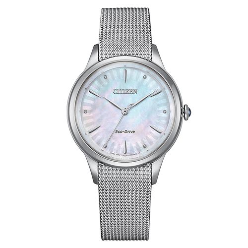שעון סיטיזן Citizen EM1150-86D לאישה בצבע כסוף