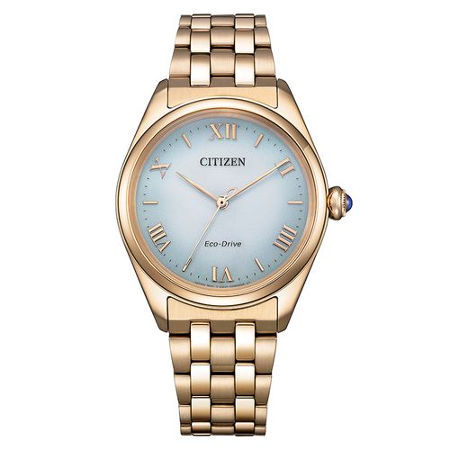 שעון סיטיזן Citizen EM1143-81X לאישה בצבע זהב אדום