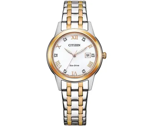 שעון סיטיזן Citizen FE1246-85A לאישה בצבע זהב אדום