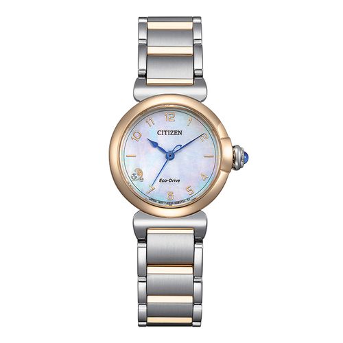 שעון סיטיזן Citizen EM1136-87D לאישה בצבע כסוף ורוז גולד