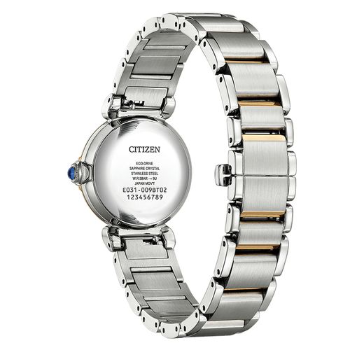 שעון סיטיזן Citizen EM1136-87D לאישה בצבע כסוף ורוז גולד
