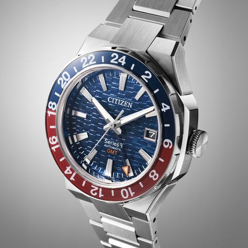 שעון סיטיזן Citizen NB6030-59L לגבר בצבע אדום וכחול