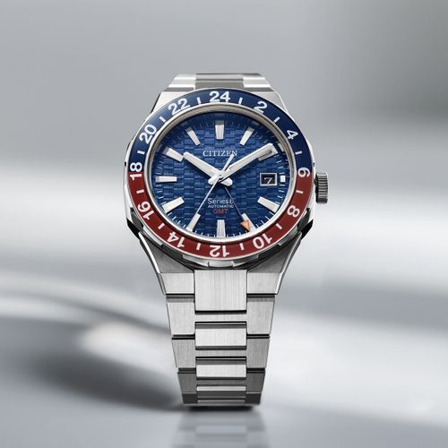 שעון סיטיזן Citizen NB6030-59L לגבר בצבע אדום וכחול