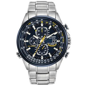 שעון טייסים מקצועי סולארי Blue Angels AT8020-54L | סיטיזן Citizen
