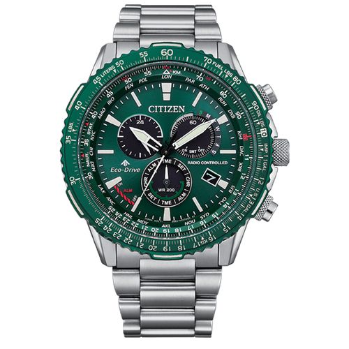 שעון סיטיזן Citizen CB5004-59W לגבר בצבע ירוק וכסוף