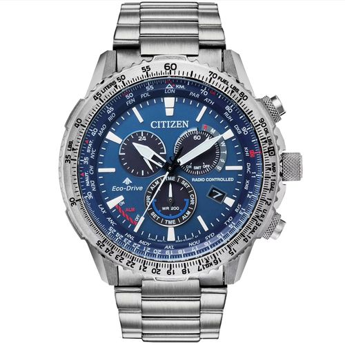 שעון סיטיזן Citizen CB5000-50L לגבר בצבע כחול וכסוף
