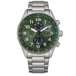 שעון סיטיזן Citizen כרונוגרף סולארי,ללא סוללה CA0770-72X