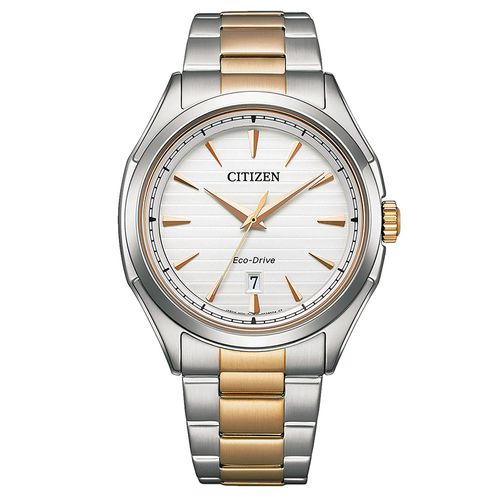 שעון סיטיזן Citizen AW1756-89A לגבר בצבע כסוף ורוז גולד