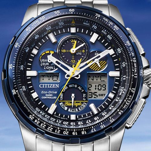 שעון סיטיזן Citizen JY8058-50L לגבר בצבע כסוף וריינבו