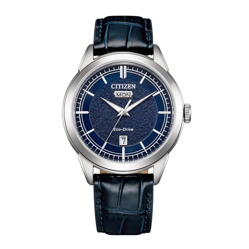 שעון סיטיזן Citizen AW0151-00LC לגבר בצבע כחול וכסוף