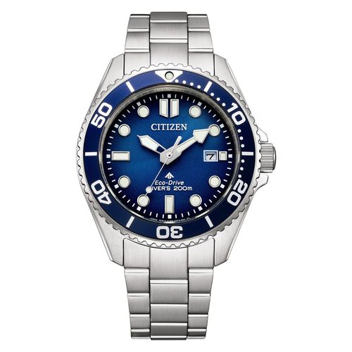 שעון סיטיזן Citizen BN0260-54L לגבר בצבע כחול וכסוף