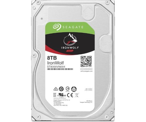 דיסק | Seagate IronWolf | 8TB NAS 3.5 7200RPM 256MV Cache SataIII