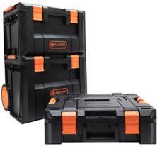 סט 3 ארגזי כלים עם גלגלים Tactix 3204545