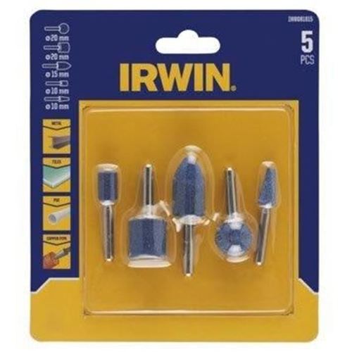 אבני השחזה למתכת - סט 5 יחידות IRWIN