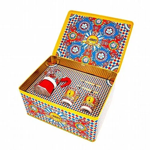 זוג כוסות אספרסו Bialetti Dolce&Gabbana Sicilian Cart
