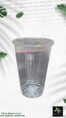 כוסות לאירוח דגם פסים 40 יח' 