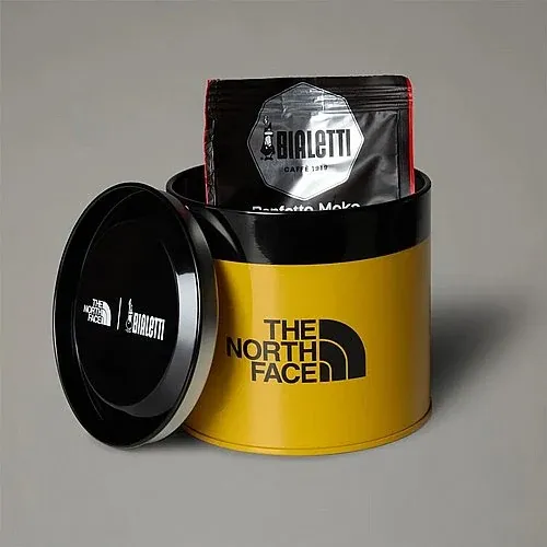 תקריב כפיות נירוסטה Bialetti The North Face Never Stop Exploring